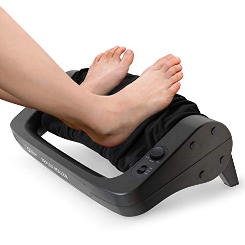 U.S. Jaclean Electric Foot Massager Calf Roller Reflexology Shiatsu Acupressure Massage Reflex Roller